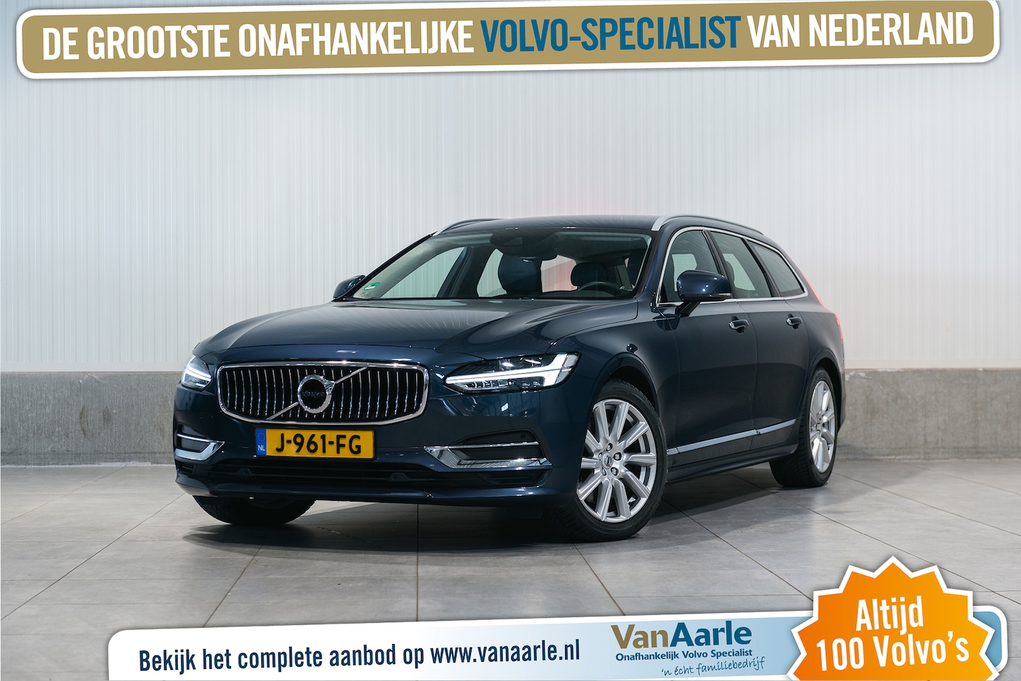 Volvo V90 - T4 Aut. Inscription ACC Trekhaak Leder 190pk - AutoWereld.nl