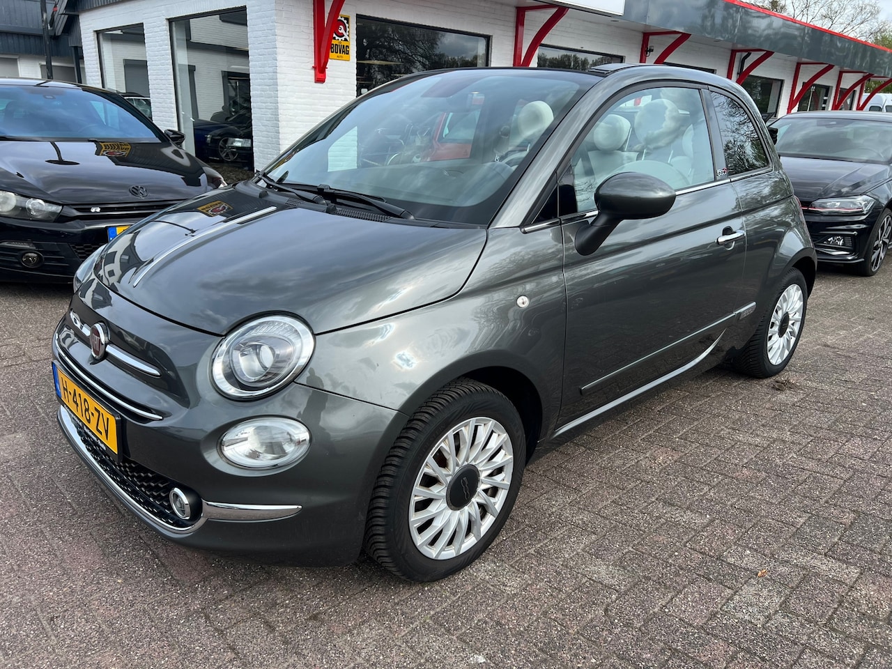 Fiat 500 C - 1.2 Star Clima / Navi / Leder. - AutoWereld.nl