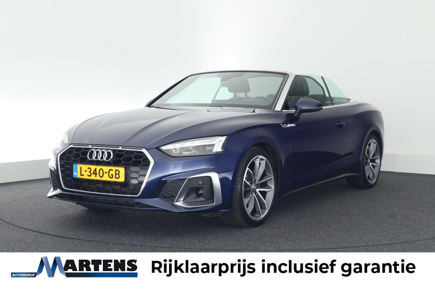 Audi A5 Cabriolet - 40 TFSI 190pk S Edition Nekverwarming Keyless HUD Camera Adaptive Cruise Virtual Cockpit N - AutoWereld.nl