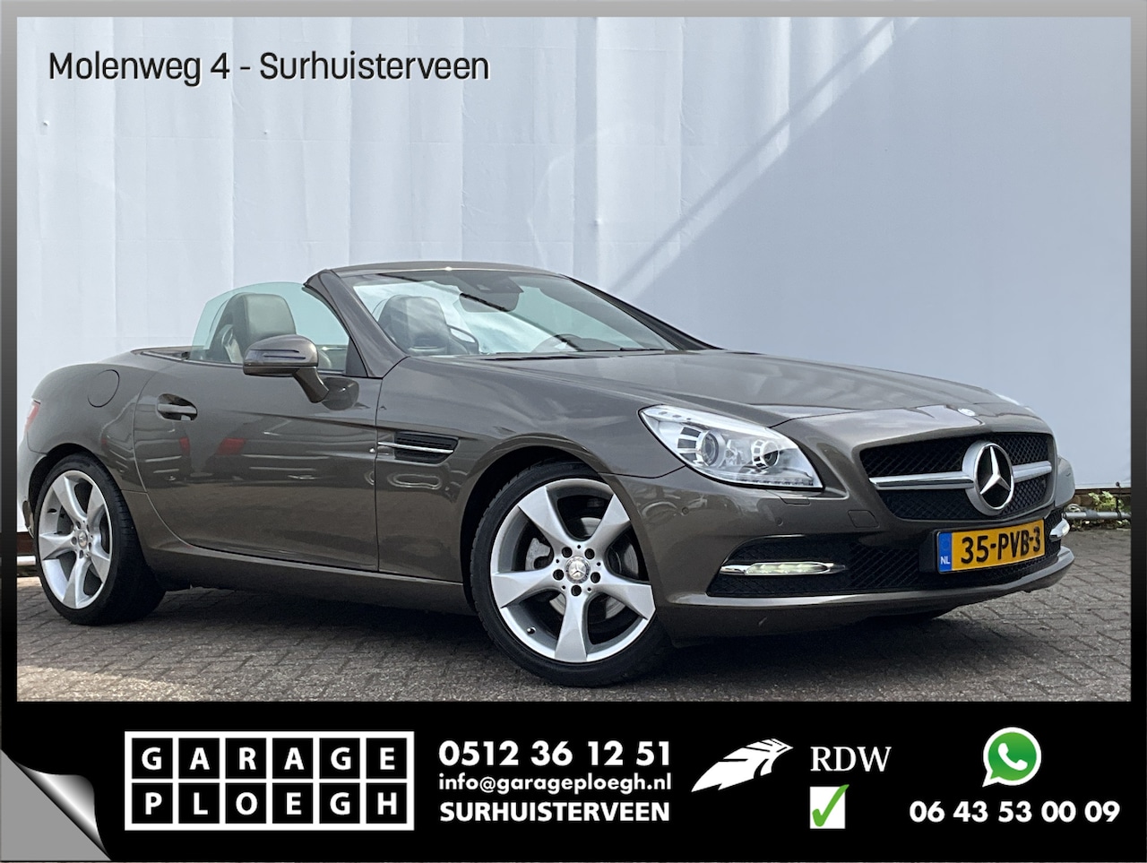 Mercedes-Benz SLK-klasse - 200 Aut7 Leer Pano Airscarf Xenon Orig.NL+NAP - AutoWereld.nl