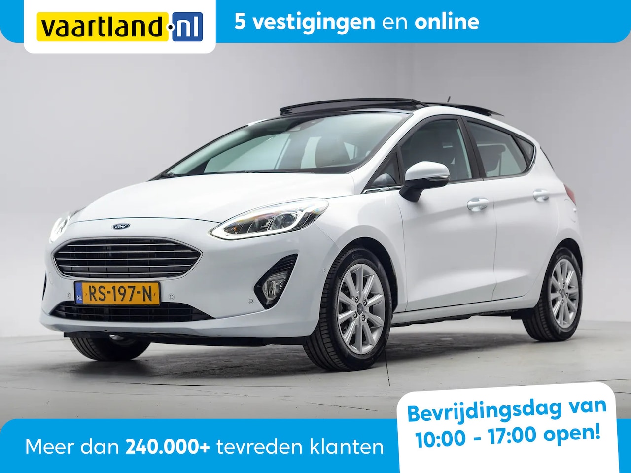 Ford Fiesta - 1.0 EcoBoost 100pk Titanium 5-drs [ Panorama Climate Camera ] - AutoWereld.nl