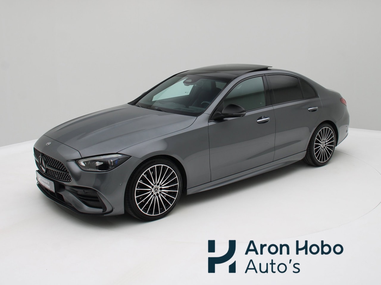 Mercedes-Benz C-klasse - 300 AMG Pano, Distronic, Memory, Head-Up, Burmester, Trekhaak - AutoWereld.nl