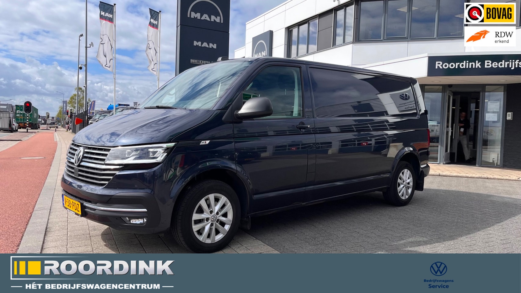 Volkswagen Transporter - T6.1 TDI L2H1 30 - 150 pk DSG - Digitaal dash. LMV, bumpers in kleur, standkachel - AutoWereld.nl