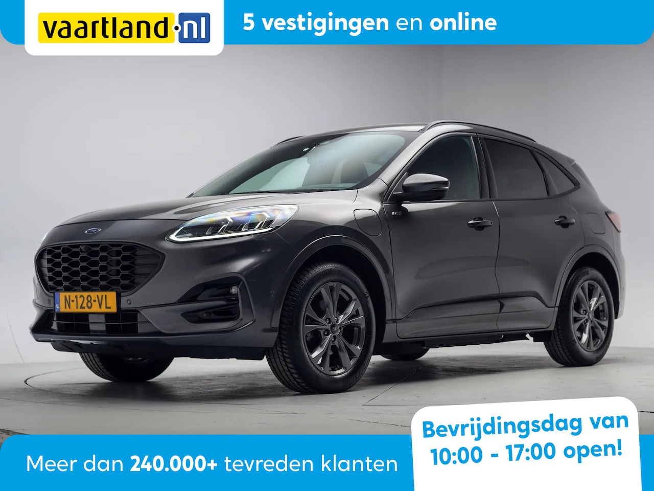 Ford Kuga - 2.5 PHEV Vignale Aut. [ Trekhaak LED Half-Leder B&O Navi Camera ] - AutoWereld.nl