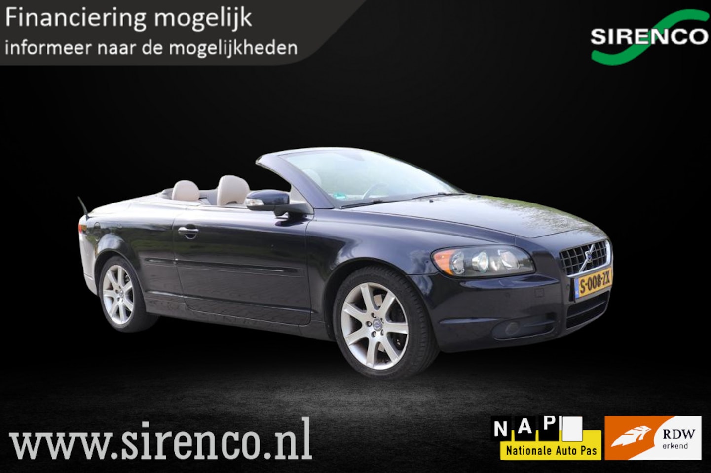 Volvo C70 Convertible - 2.5 T5 summum | LPG | youngtimer | leder | navigatie | stoelverwarming | automaat | 230pk - AutoWereld.nl