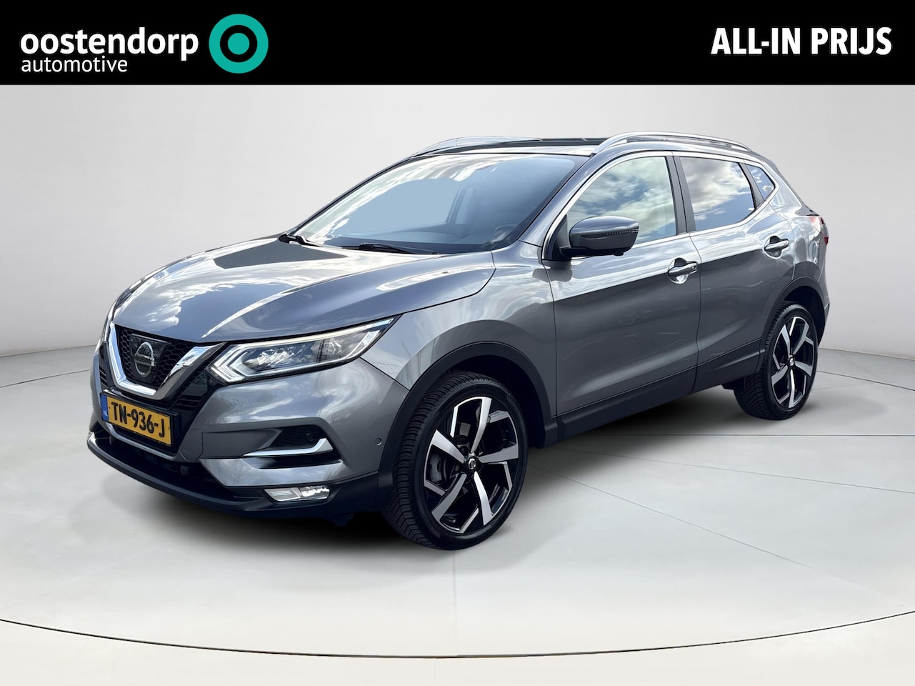 Nissan Qashqai - 1.2 Tekna | PanoDAk - AutoWereld.nl