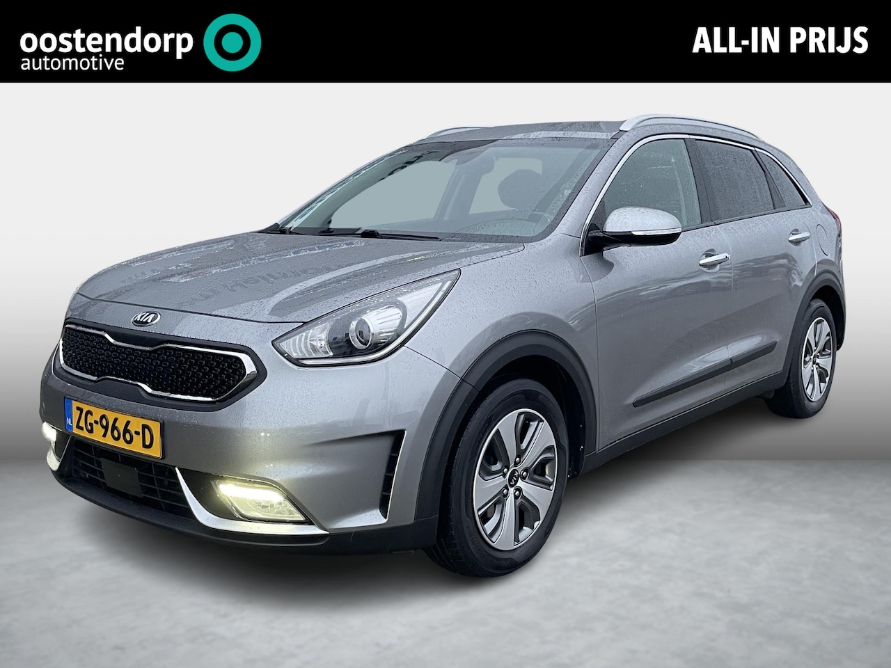 Kia Niro - 1.6 GDi Hybrid Dynamic Plus Line Dealer onderhouden Leer Stoel en Stuurwielverwarming - AutoWereld.nl