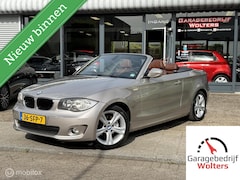 BMW 1-serie Cabrio - 118i High Executive BRUIN LEDER AUTOMAAT