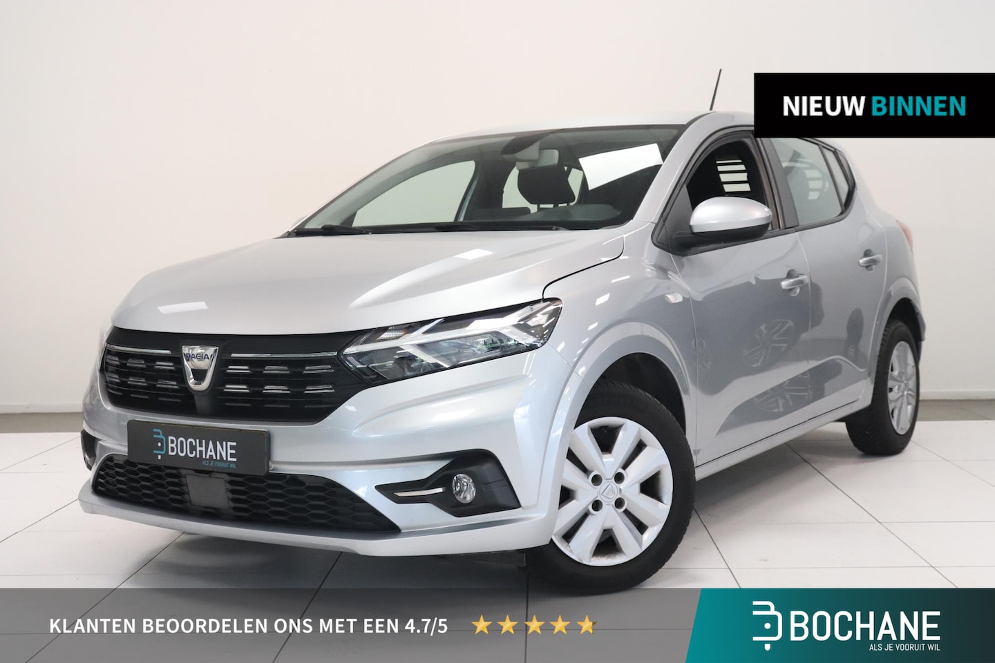 Dacia Sandero - 1.0 TCe 90 Comfort | Airco | AppleCarplay AndroidAuto navigatie | Parkeersensor | LED kopl - AutoWereld.nl