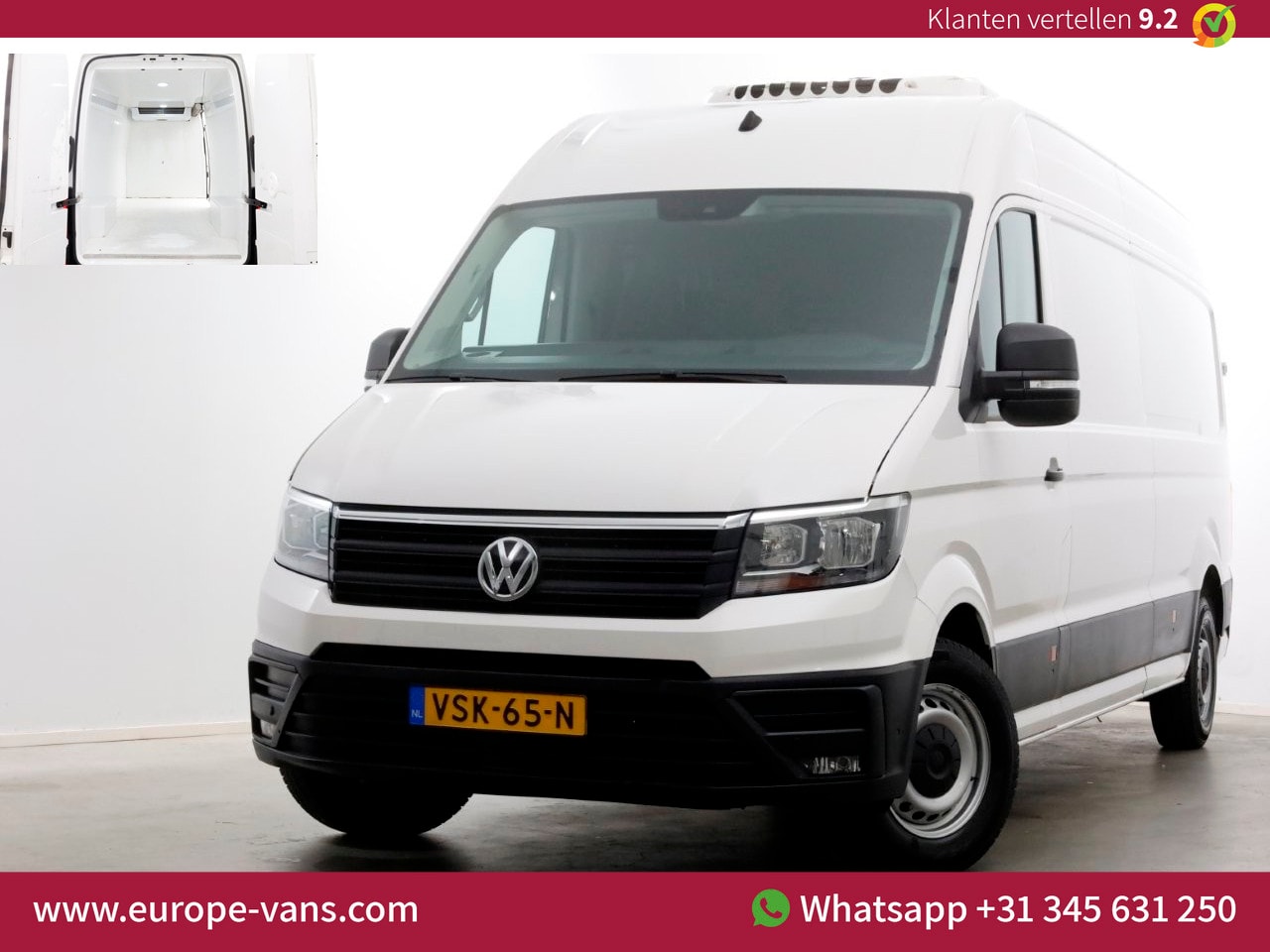 Volkswagen Crafter - 35 2.0 TDI 140pk L4H3 (L3H2) Maxi Koelwagen Airco/Navi/Camera 11-2022 - AutoWereld.nl