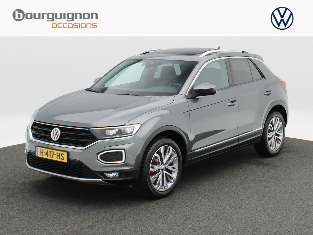 Volkswagen T-Roc - 1.5 TSi 150 Pk Automaat Sport | Panoramadak | Trekhaak | Camera | Adaptive Cruise | Naviga - AutoWereld.nl