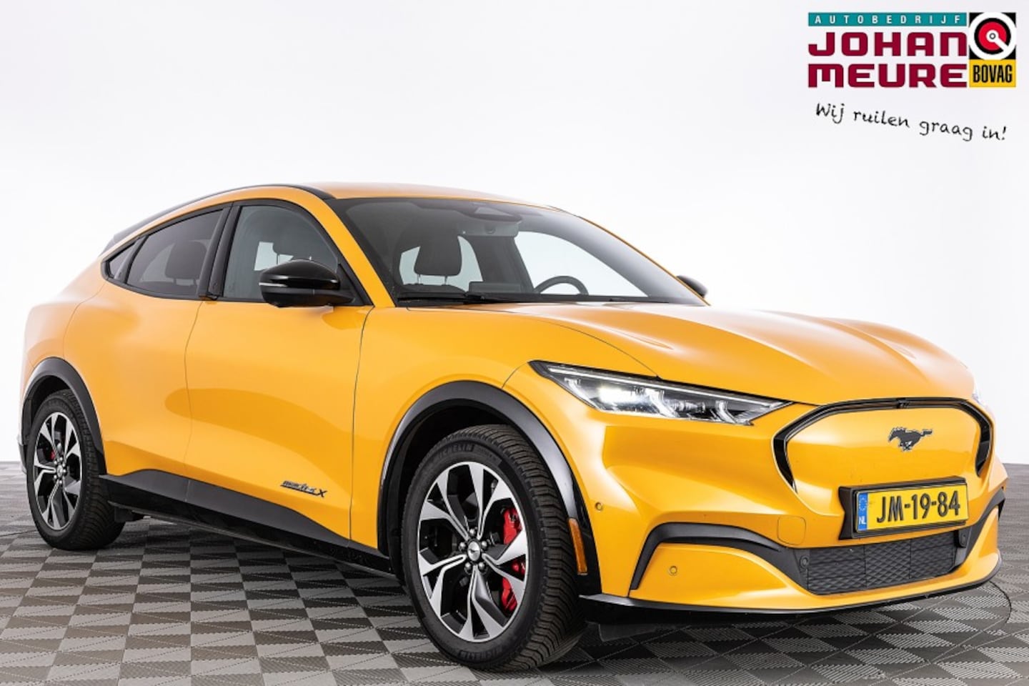 Ford Mustang Mach-E - Extended RWD 98 kWh *SOH 93%* EL. STOELEN | LEDER | NAVI | ECC . - AutoWereld.nl