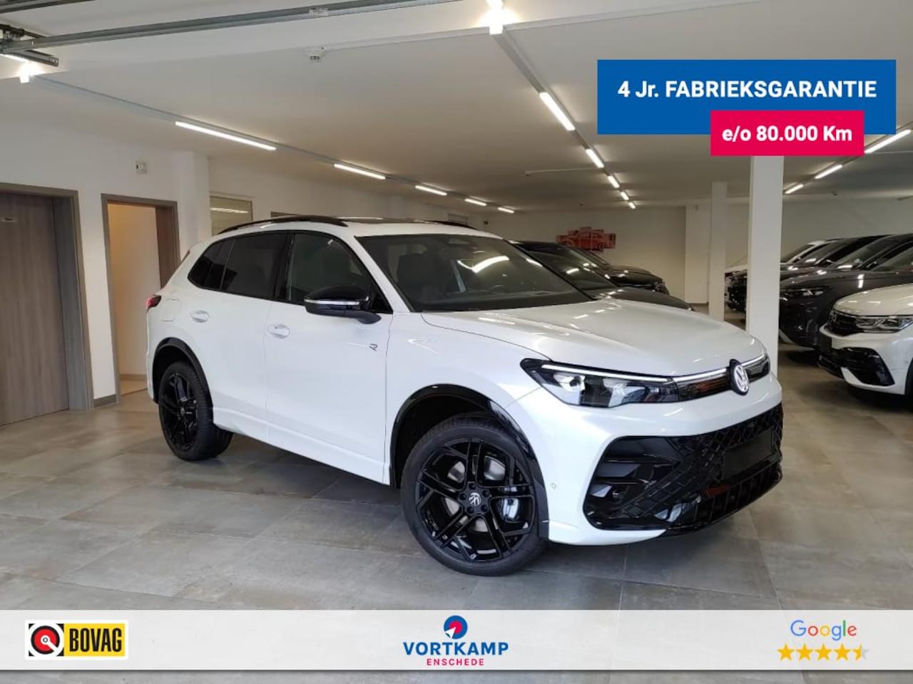 Volkswagen Tiguan - 1.5 TSI e-HYBRID 272 PK R-LINE PANO-DAK/CAMERA/TREKHAAK/HUD/LEDER/MEMORY - AutoWereld.nl