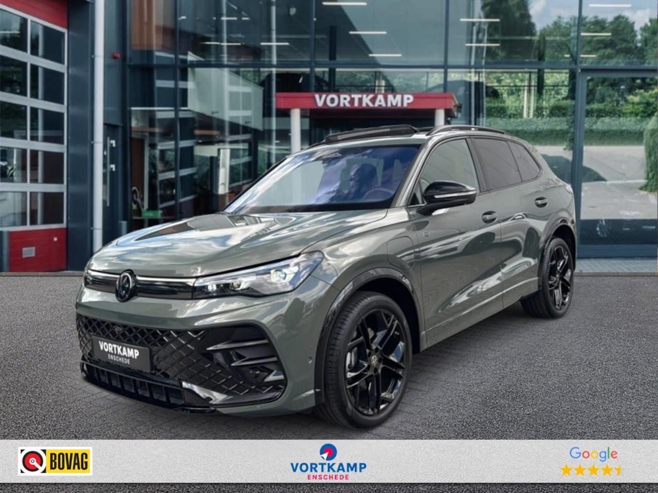 Volkswagen Tiguan - 1.5 TSI HYBRID R-LINE TREKHAAK/PANO-DAK/ELEK-KLEP/360CAM/ACC/HK/MEM/STOELVERW - AutoWereld.nl