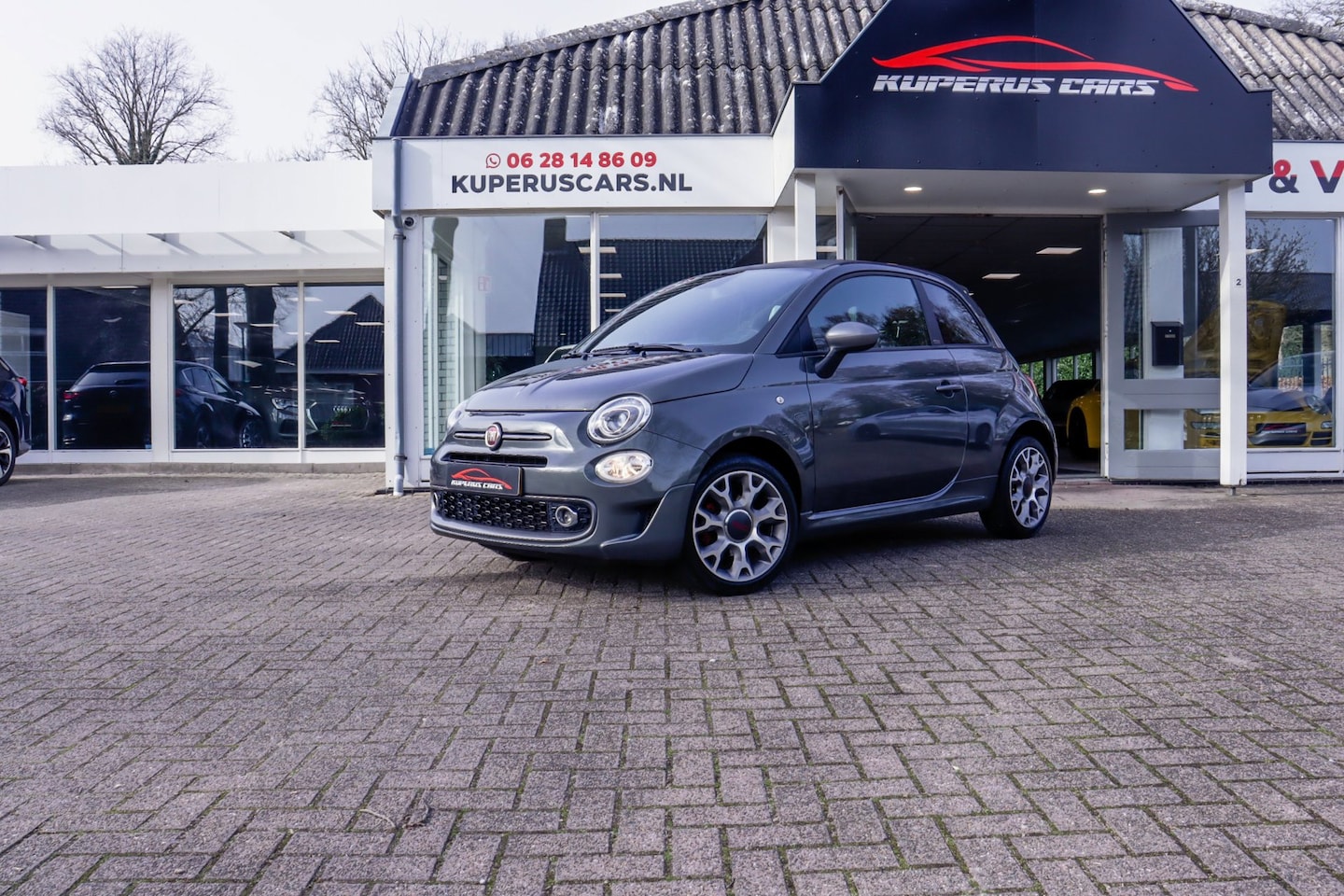 Fiat 500 - 1.2 S Carbon/Apple Carplay/Xenon/Cruise/Digitaal Dashbord - AutoWereld.nl