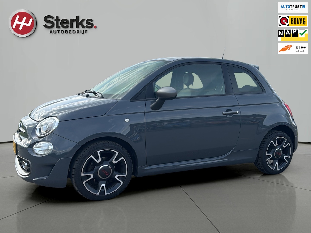 Fiat 500 - 0.9 TwinAir Turbo Sport NAVI HALF LEDER SPORT PAKKET - AutoWereld.nl