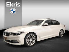 BMW 5-serie - Sedan 520d | LED | Leder | HUD | Active cruise | Trekhaak | Schuifdak | Comfortzetels | DA