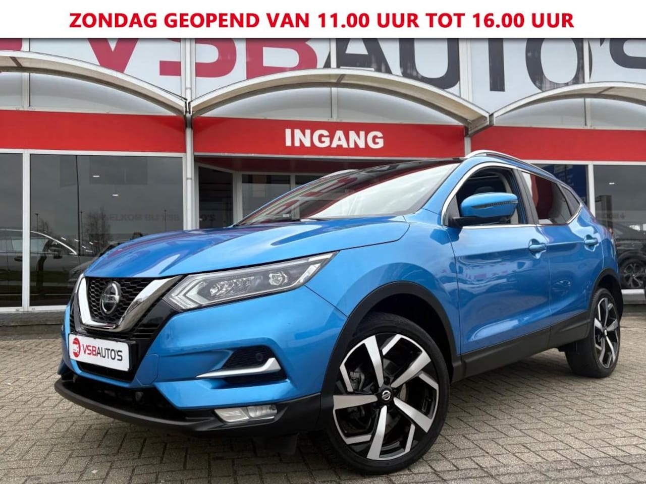 Nissan Qashqai - 1.3 DIG-T TEKNA+ PANO LEER EL. STOELLEN NAVI CAMERA AIRCO - AutoWereld.nl