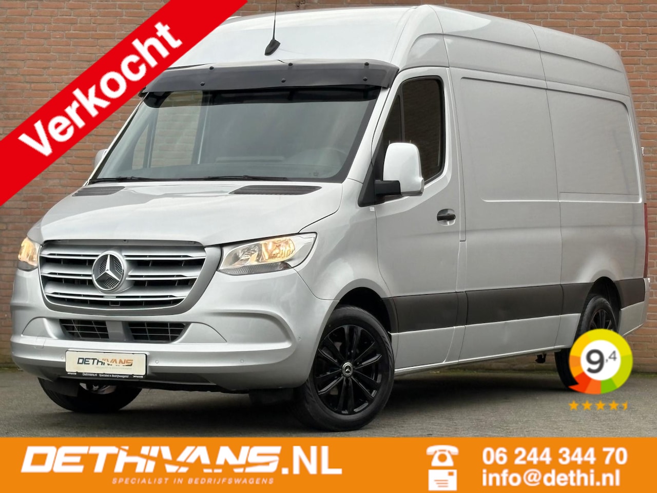 Mercedes-Benz Sprinter - 315CDI 150PK L2H2 9G-Tronic / M-Bux / Carplay / Camera - AutoWereld.nl