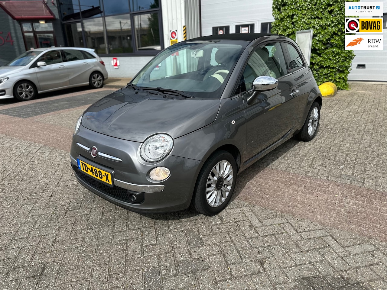 Fiat 500 C - 1.2 Lounge 1.2 Lounge , Cabrio, Airco, Inruil mog. - AutoWereld.nl