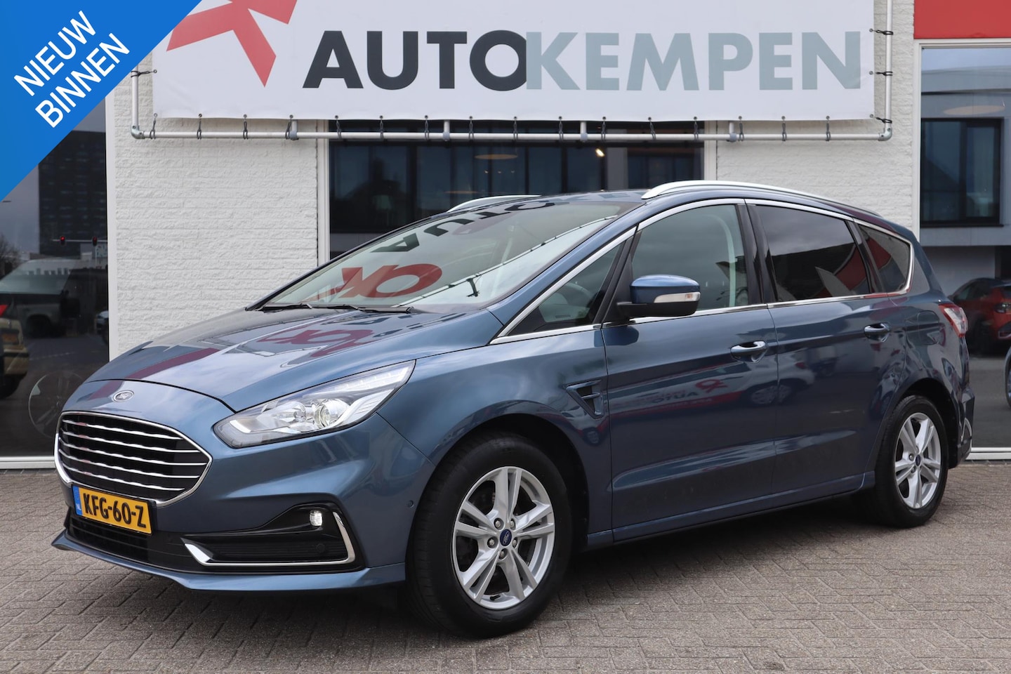 Ford S-Max - 2.5i HEV 7P CARPLAY|CRUISE|AFNEEMBARE TREKHAAK|STOEL/STUUR VERWARM. - AutoWereld.nl