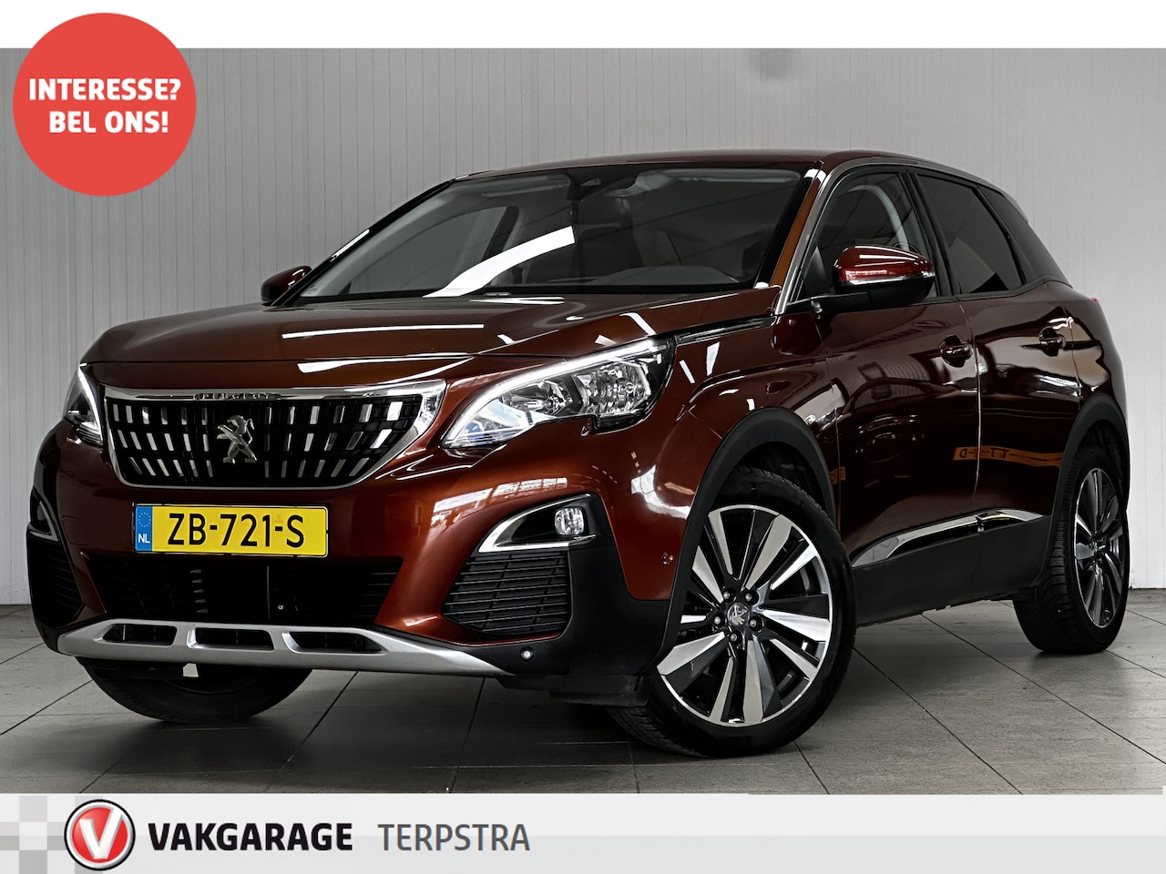 Peugeot 3008 - 1.2 PureTech Allure/ D-Riem verv: 118.000 KM!/ Trekhaak/ Half-Leder/ 19'' LMV/ Extra getin - AutoWereld.nl