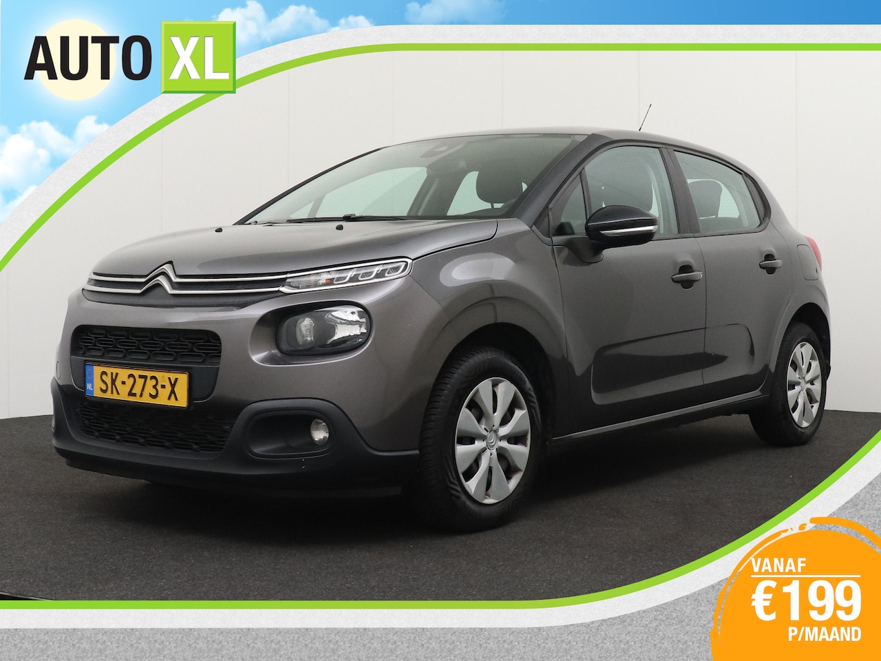 Citroën C3 - 1.2 82 PK Feel Climate Carplay Navi LED Park.sens - AutoWereld.nl