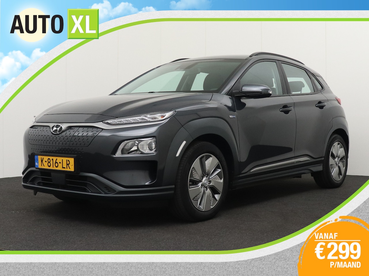Hyundai Kona Electric - EV Comfort 64 kWh (96%SOH) Trekhaak Stoelverw. Camera - AutoWereld.nl