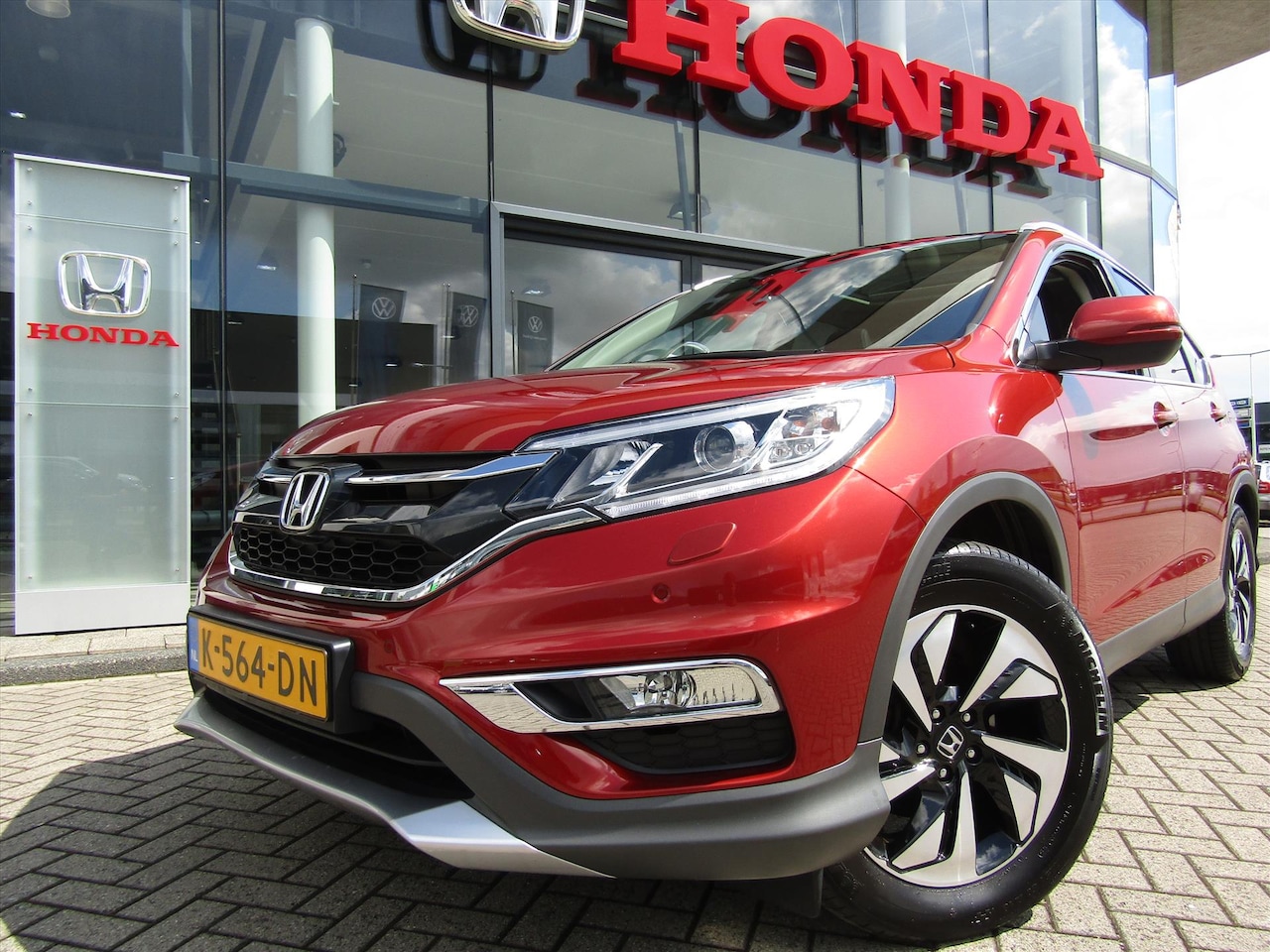 Honda CR-V - 2.0 16V 155pk Real Time 4WD Aut. Executive,NAVI,LEDER,TREKHAAK AFNEEMBAAR - AutoWereld.nl