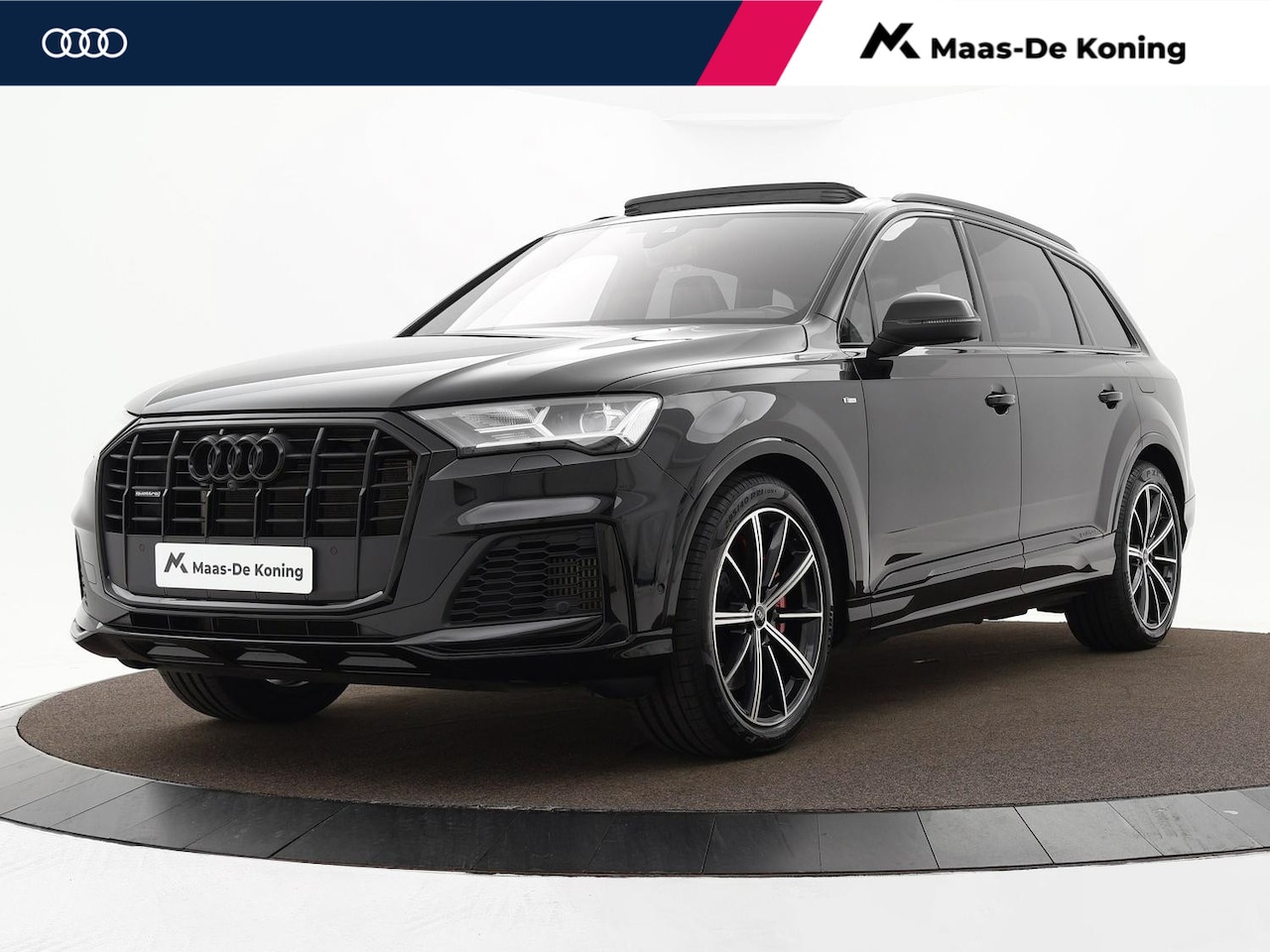 Audi Q7 - 55 TFSIe 381pk Tiptronic Quattro Pro Line S · SOH 97,2% · Panoramadak · 360 Camera · Lucht - AutoWereld.nl