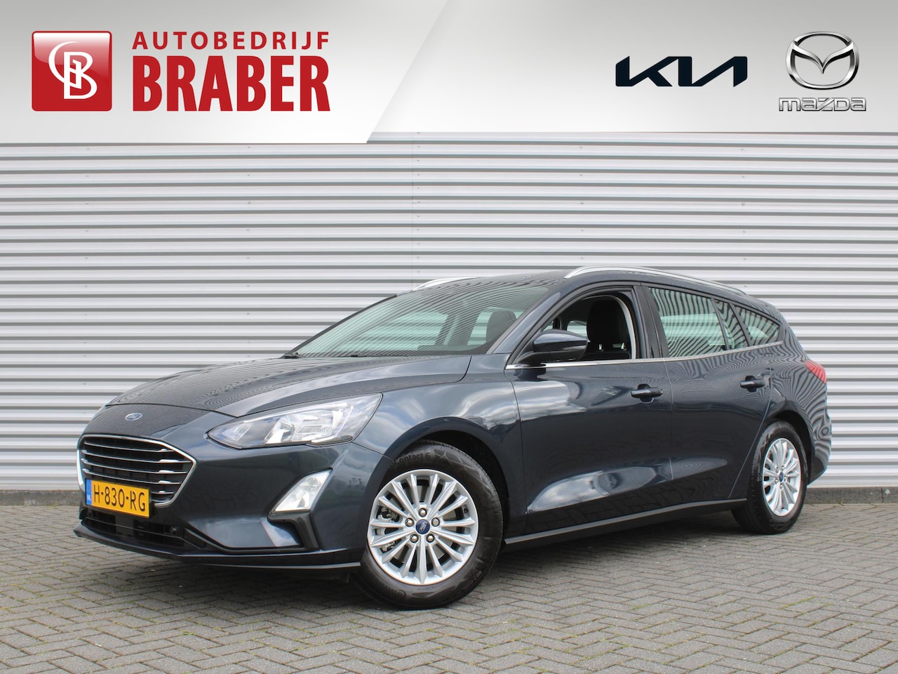 Ford Focus Wagon - 1.0 EcoBoost Titanium Business | Stuur-/stoel-/voorruitverwarming | Clima | Navi | Carplay - AutoWereld.nl