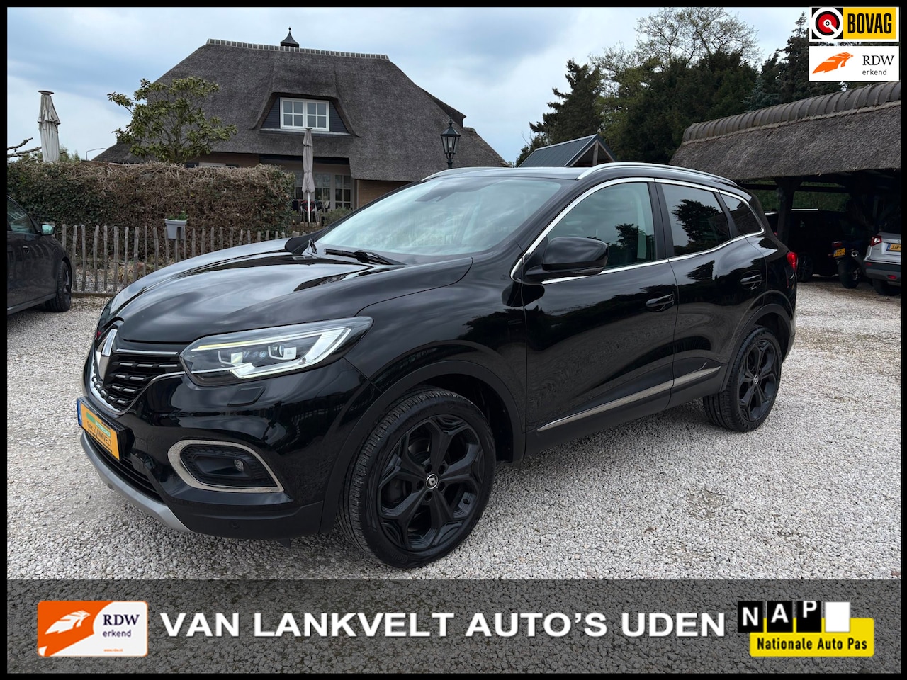 Renault Kadjar - 1.3 TCe Black Edition BOSE, Leder, Panorama - AutoWereld.nl