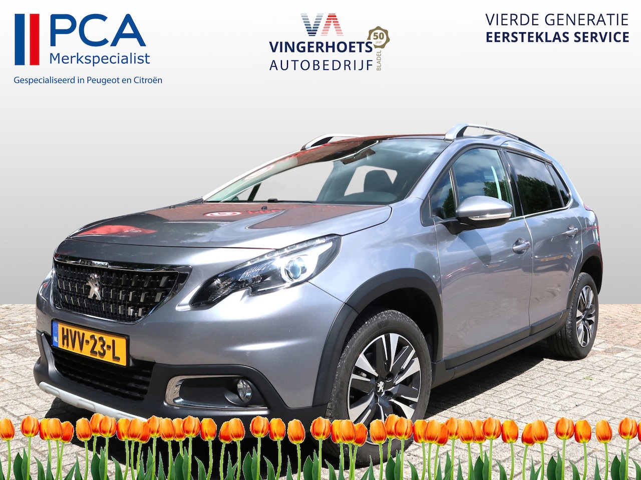 Peugeot 2008 - 1.2 Benzine * Hele Luxe Allure * Hoge Zit * Navigatie * Panoramadak * 1/2 Leder Interieur - AutoWereld.nl