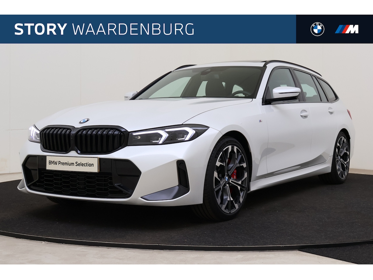 BMW 3-serie Touring - 320i High Executive M Sport Automaat / Panoramadak / Trekhaak / Sportstoelen / Adaptieve L - AutoWereld.nl