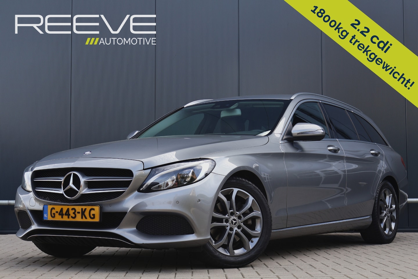 Mercedes-Benz C-klasse Estate - 2.2 CDI Ambition Automaat | Wegkl. Trekhaak | Camera | Comand | Stoelverwarming | Half led - AutoWereld.nl
