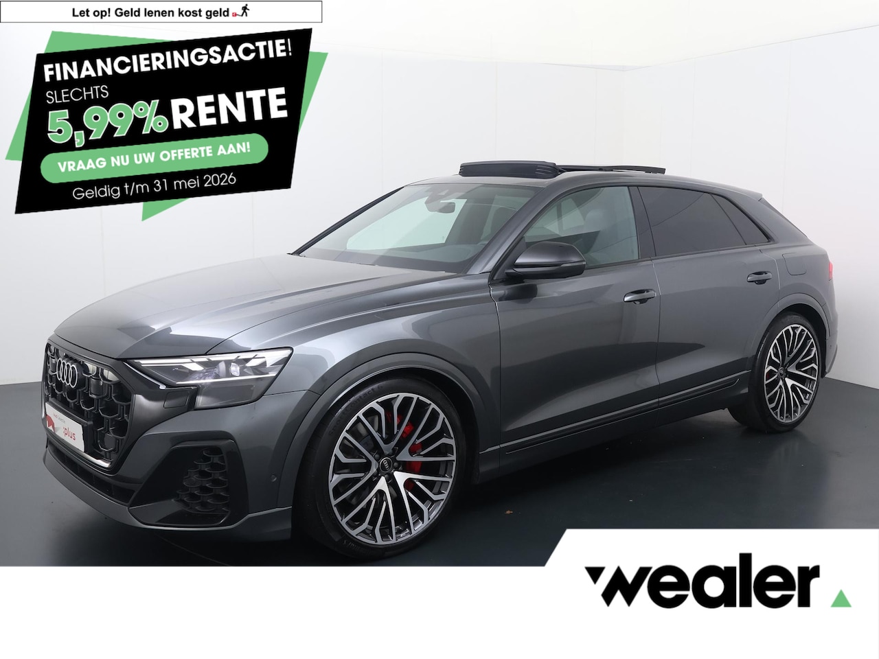 Audi Q8 - Pro Line S 55 TFSI e quattro tiptronic | SoH 97% | Bang & Olufsen premium | Interieurpakke - AutoWereld.nl