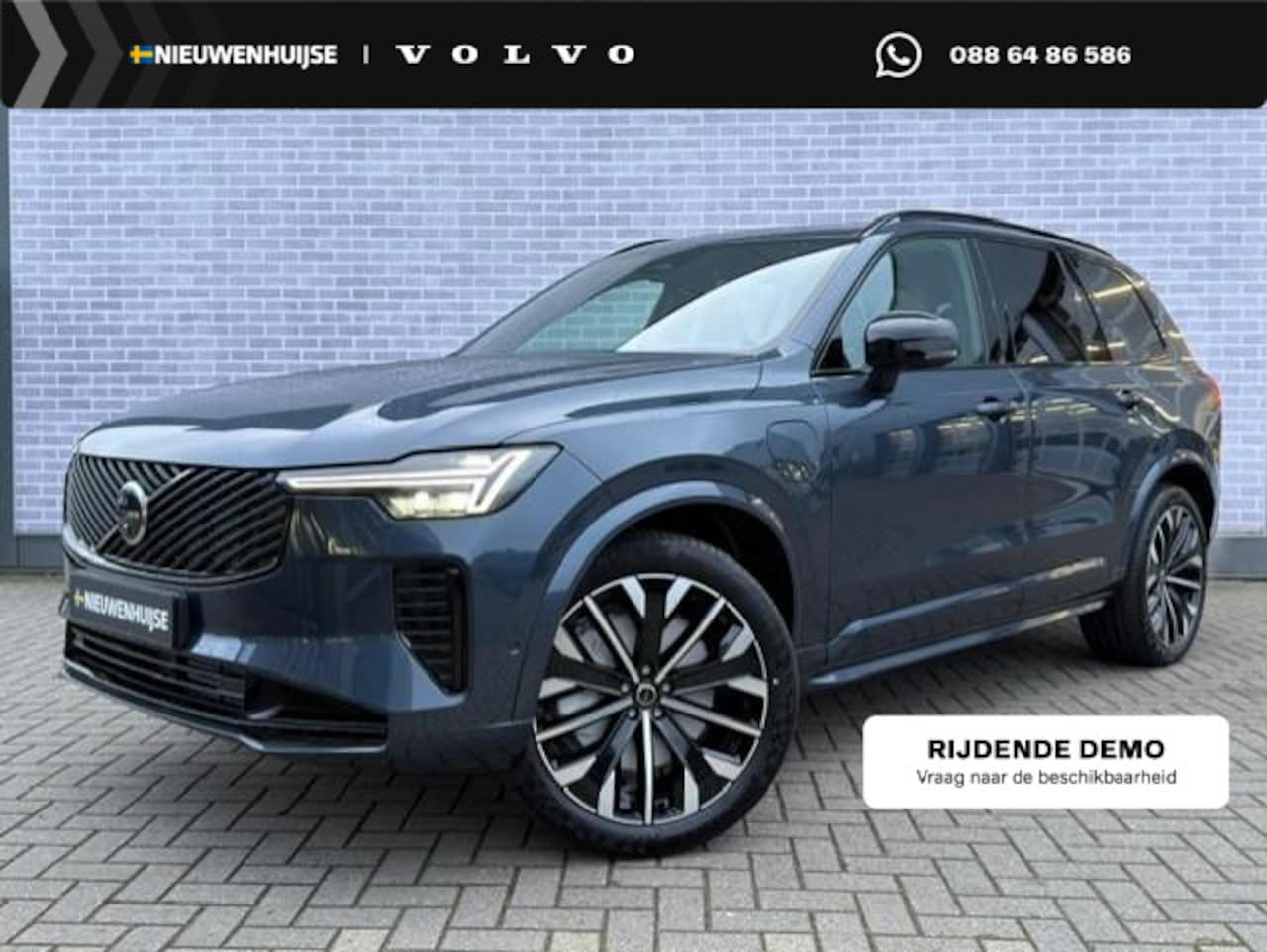 Volvo XC90 - 2.0 T8 Plug-in hybrid AWD Ultra Dark | Keyless Entry | Schuif-/Kanteldak | Luchtvering | E - AutoWereld.nl