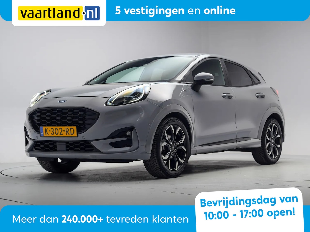 Ford Puma - 1.0 EcoBoost Hybrid 155pk ST-Line X [ Apple / Android LED Navi B&O Stoelverwarming ] - AutoWereld.nl
