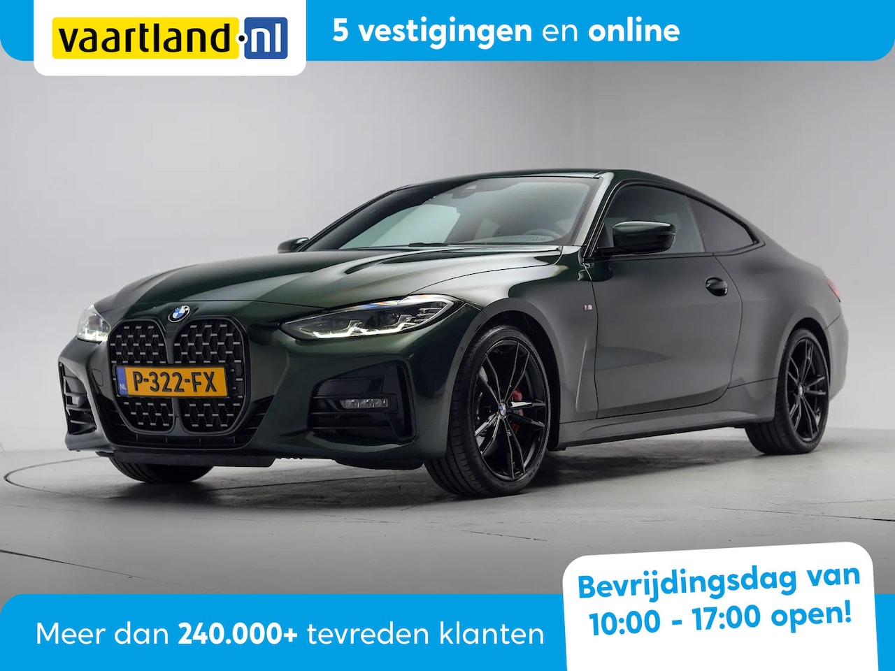 BMW 4-serie Coupé - 420i M-sport High Executive Aut.[ Leder Stoelverwarming Navi Apple / Android PDC Cruise] - AutoWereld.nl