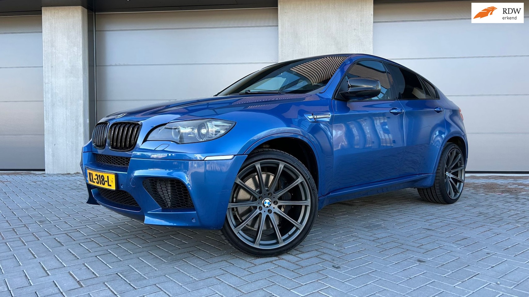 BMW X6 - 4.4i M 2009 AVUS BLAUW/UNIEK/MULTI MEDIA/MOOIE COMBI/COMPLEET ONDERHOUDEN/ONDERHOUD T.W.V. - AutoWereld.nl