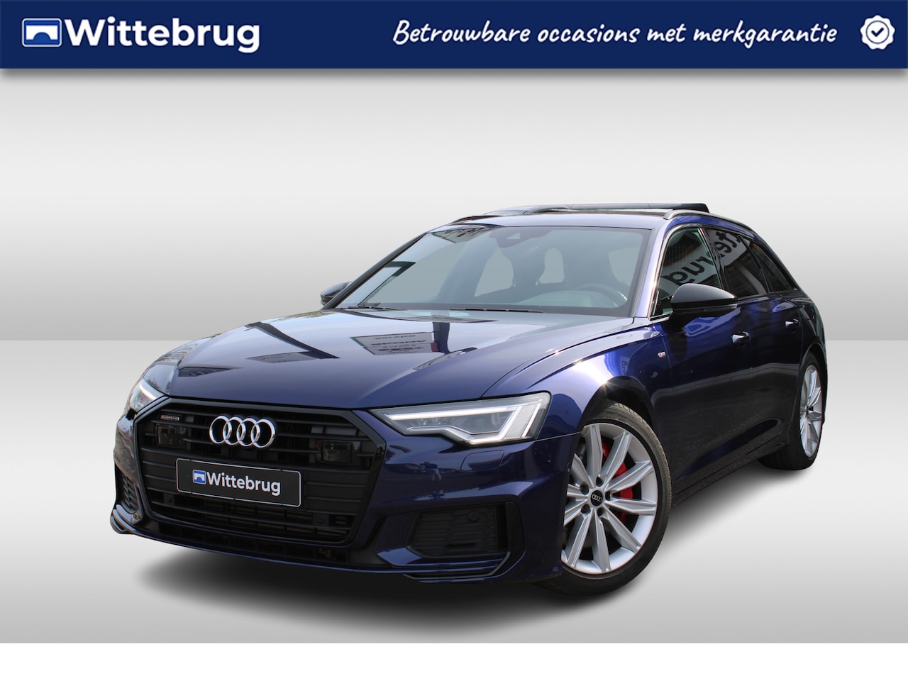 Audi A6 Avant - 55 TFSI e quattro 367pk S-Line S-Tronic Automaat / MMI Navigatie / LED Matrix / Leder-Alca - AutoWereld.nl