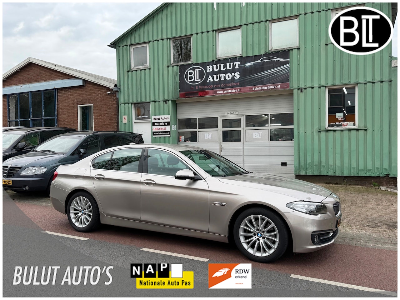 BMW 5-serie - 520i Last Minute Edition AUTOMAAT* LEER* TREKHAAK - AutoWereld.nl