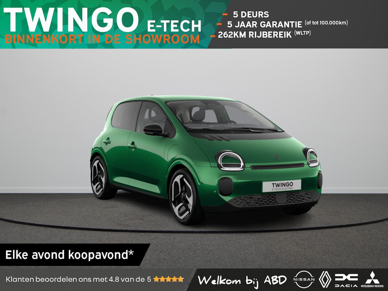 Renault Twingo - Techno Urban range | 18" lichtmetalen velgen 'Reverso noir diamantée' | Achteruitrijcamera - AutoWereld.nl