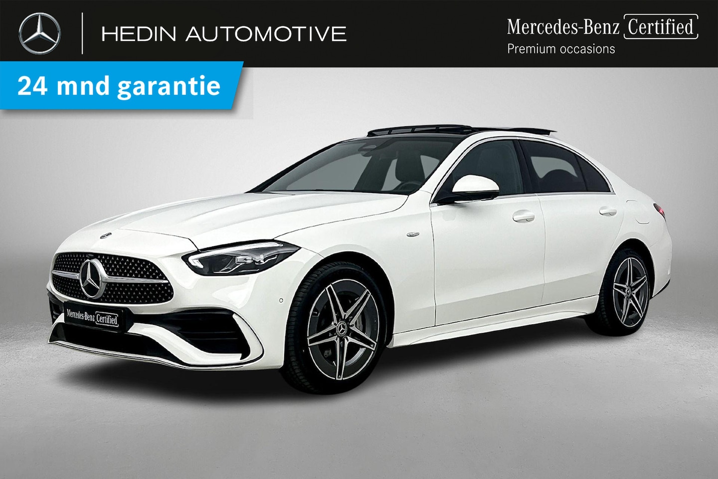 Mercedes-Benz C-klasse - C 300e Limousine Automaat AMG Line | Winterpakket | Distronic | Memory | Panoramadak | 360 - AutoWereld.nl