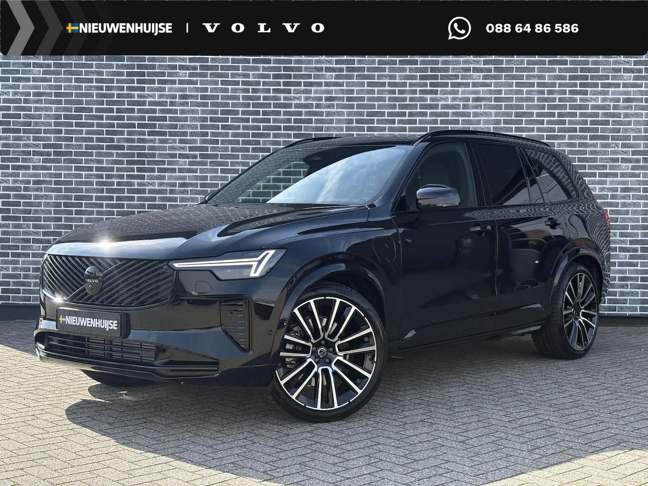 Volvo XC90 - 2.0 T8 Plug-in hybrid AWD Ultra Black Ed. Exec. | Luchtvering | Geventileerde Nappa ledere - AutoWereld.nl