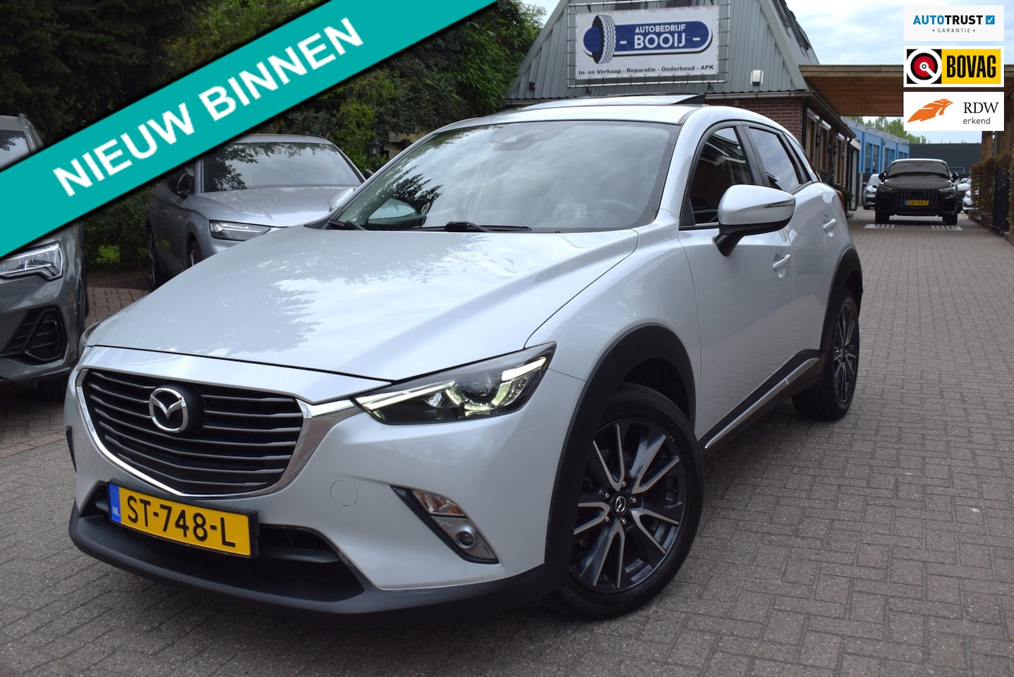 Mazda CX-3 - 2.0 SkyActiv-G 120 SkyLease GT AUTOM/CRUISE/NAVI/CARPLAY/AIRCO-ECC/PANO/CAMERA/BLUETOOT/PD - AutoWereld.nl