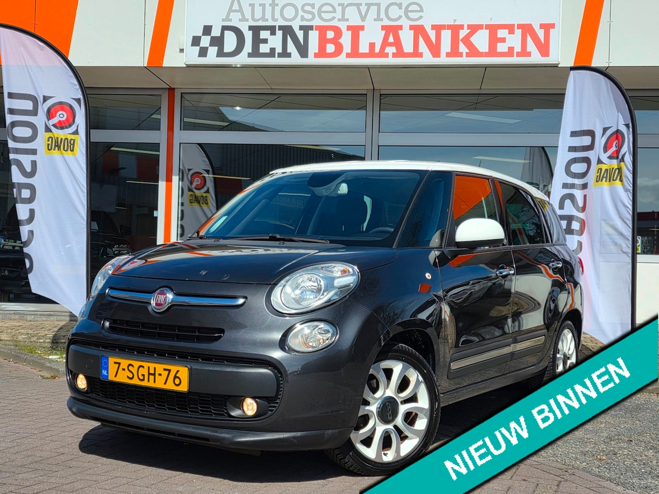 Fiat 500 L Living - 0.9 TwinAir Lounge 7persoons BJ.2013 / Airco Clima / Camera / Cruise Control / Pdc / 17"Lm - AutoWereld.nl