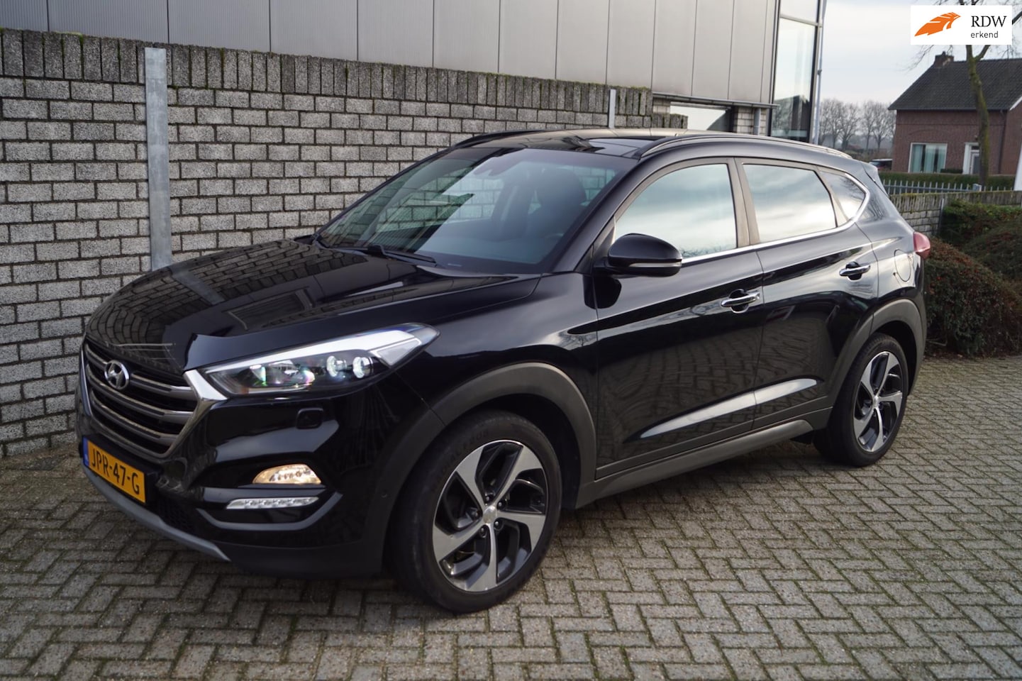 Hyundai Tucson - 1.6 T-GDi Premium 4WD Autom Panodak Leder Stoel/Stuur en A Bankverw Navi Camera Xenon Clim - AutoWereld.nl