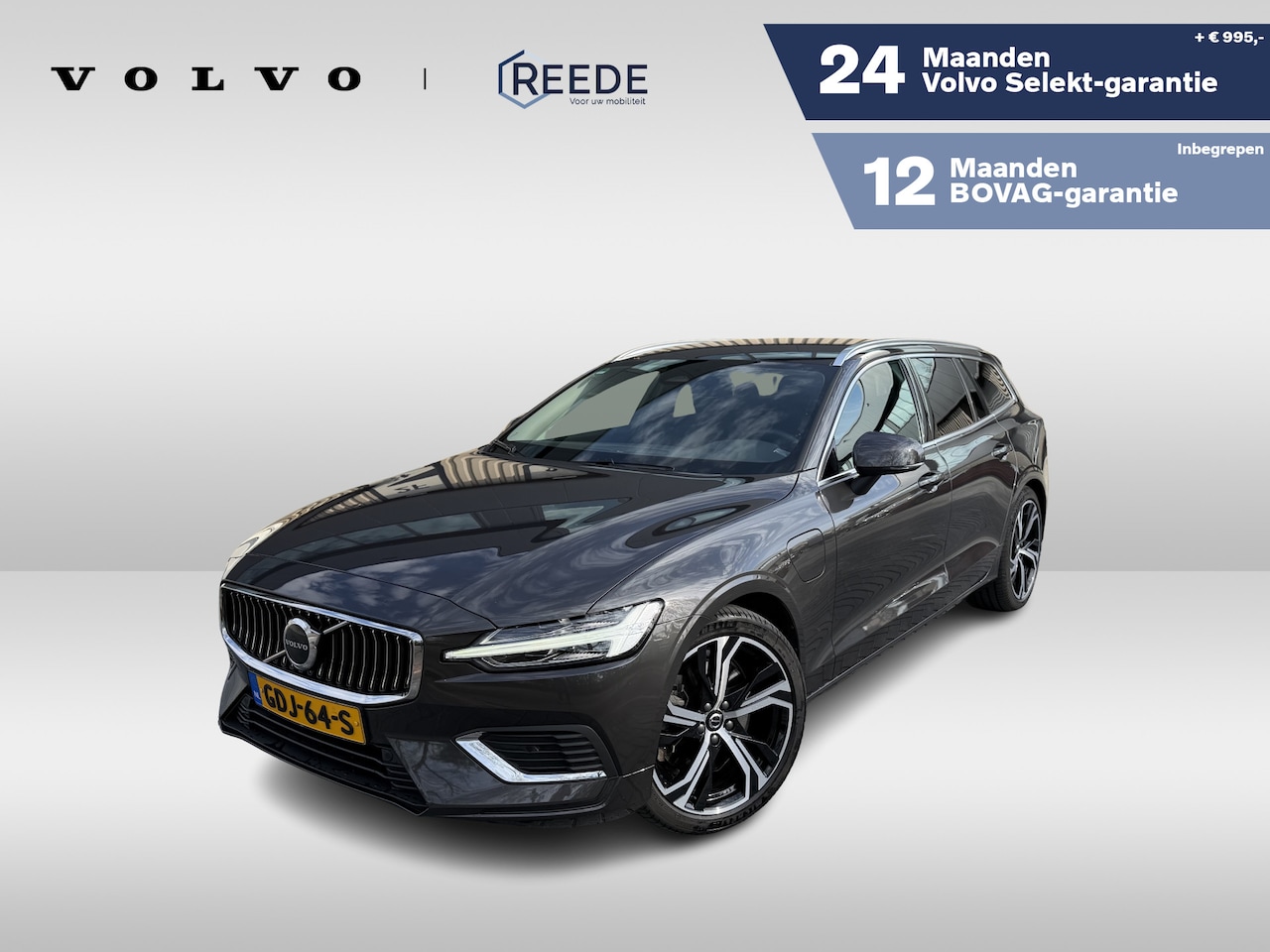 Volvo V60 - 2.0 T6 Plug-in hybrid AWD Essential Edition Climate Line | Park Assist Line | IntelliSafe - AutoWereld.nl