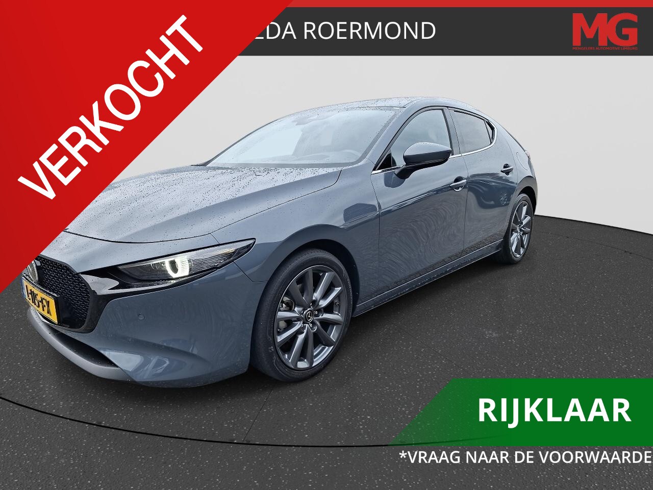 Mazda 3 Sport - 2.0 e-SkyActiv-G M Hybrid 150 PK Sportive | NL-Auto | Navigatie | Camera | Climate Control - AutoWereld.nl
